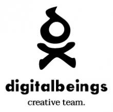 Λογότυπο της Digital Beings - branding και design Γλυφάδα